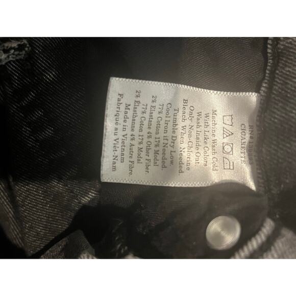 Everlane High-Rise Slim Straight Jeans | Faded Black | Size 26 - Picture 8 of 8